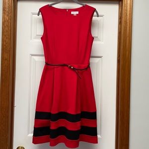 Red Calvin Klein Dress